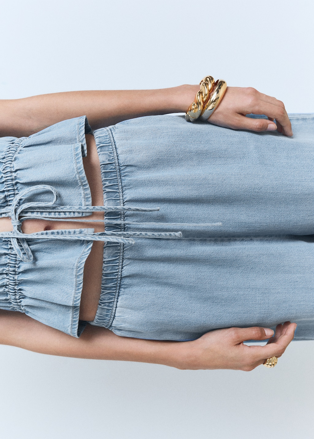 Брюки-палаццо из лиоцелла