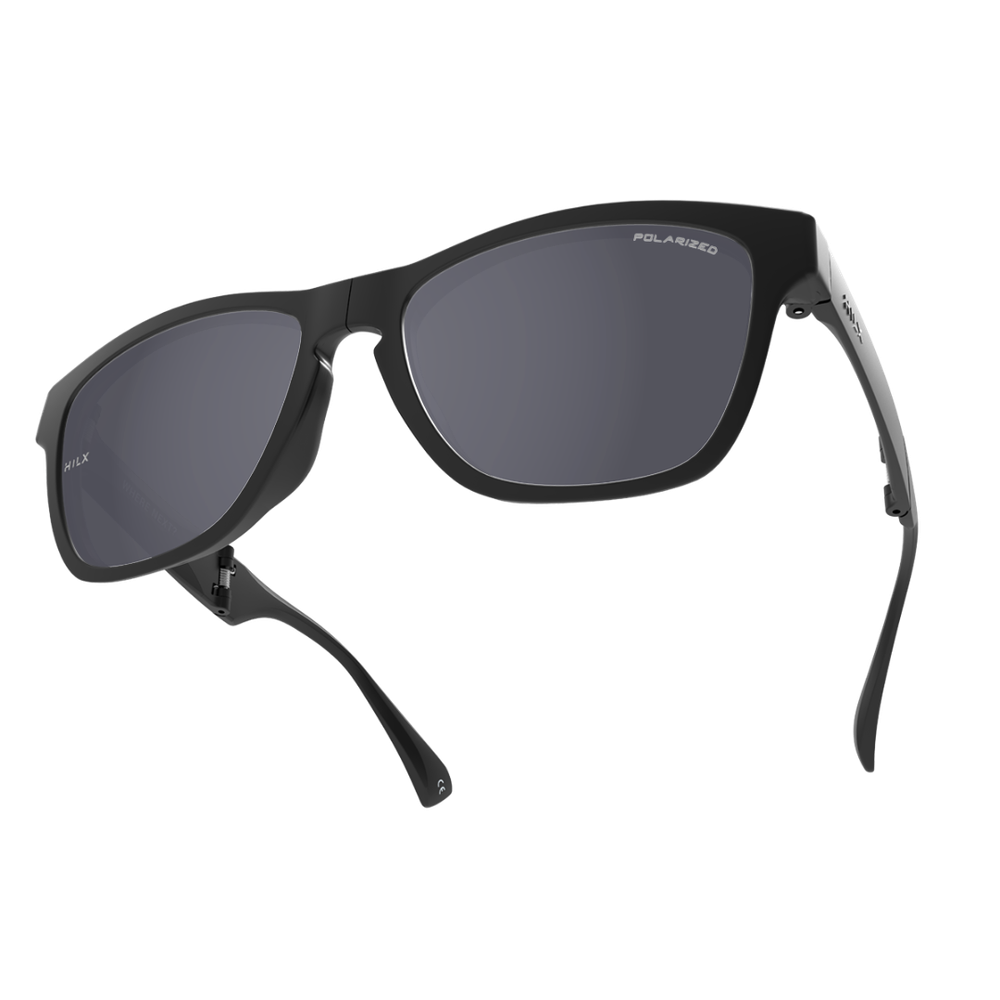 Спортивные очки HILX Unfold Matt Carbon Black / Black Polarized Lens