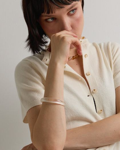 Браслет из горного хрусталя