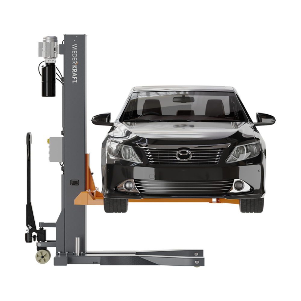 WDK-ML4030 Подъемник гидравлический 3 тонны, одностоечный, мобильный, 220В