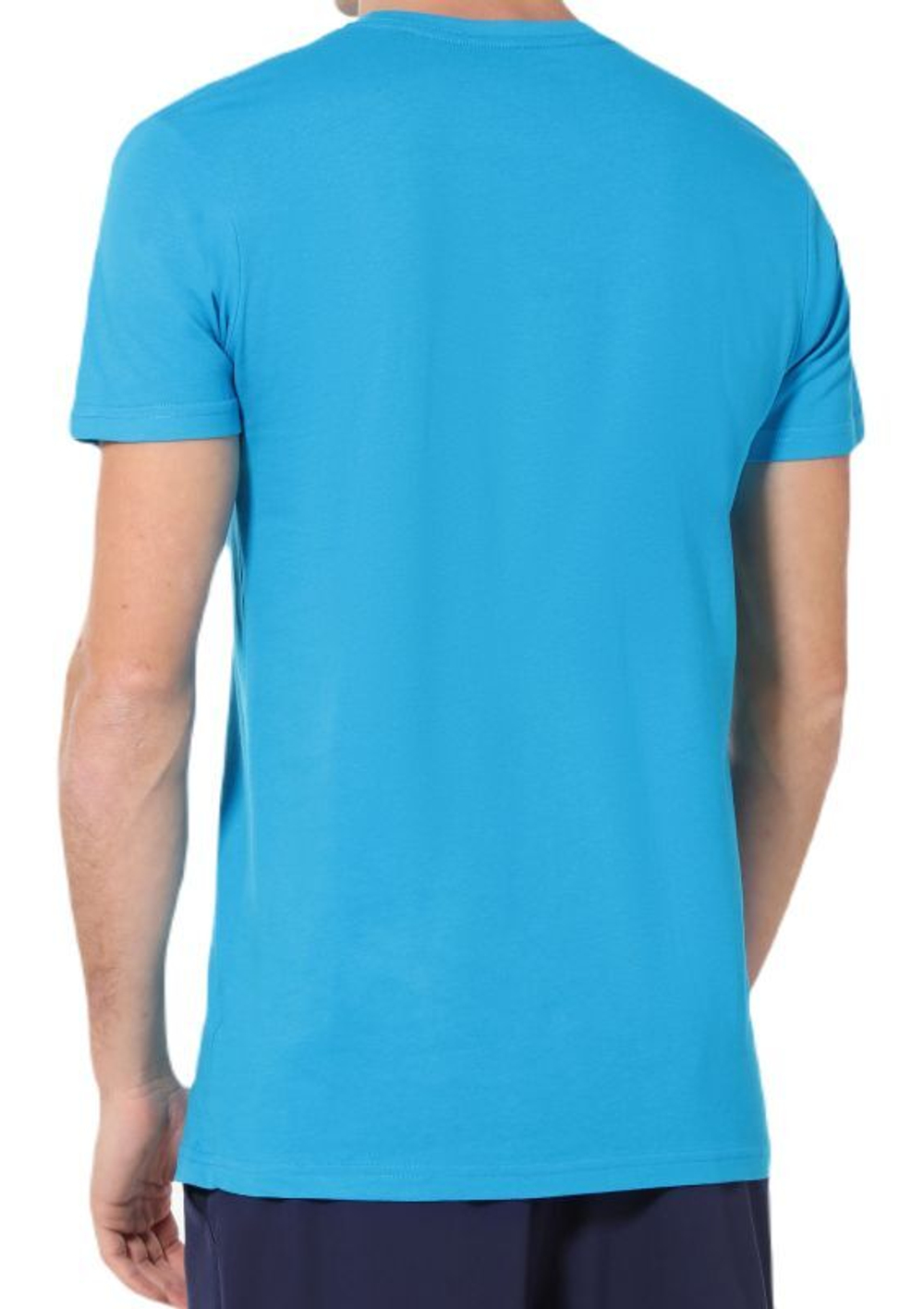 Мужская теннисная футболка Australian Cotton T-Shirt Australian Balls - blu capri