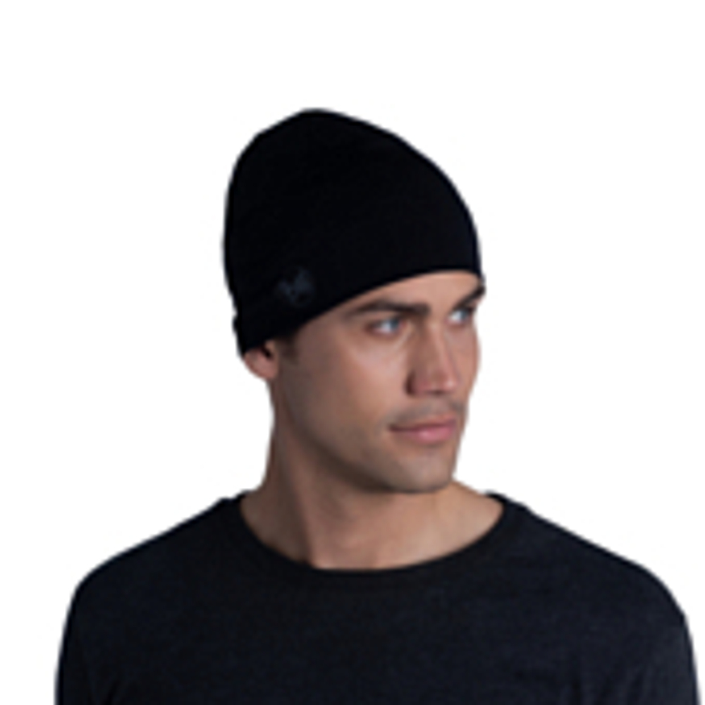 Шапка Buff Merino Migweight Hat Solid Black (US:one size)