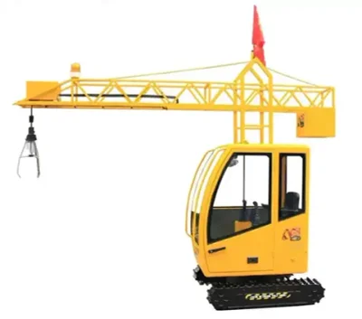 Детский аттракцион грузоподъемный кран с клешнёй "Башенный кран"