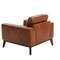 Кресло Angel Cerda KF1016-1P, коричневая кожа