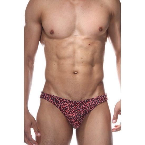 Трусы мужские слипы розовые с принтом DARKZONE DZN6465