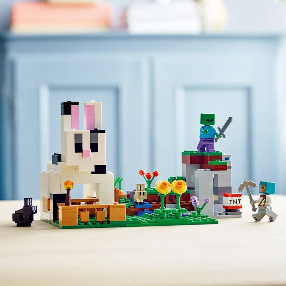 Конструктор LEGO Minecraft 21181 Кроличье ранчо