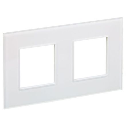 Рамка 2-м SKANDY SK-F22W стекло арктич. бел. IEK SK-M22-G-K01