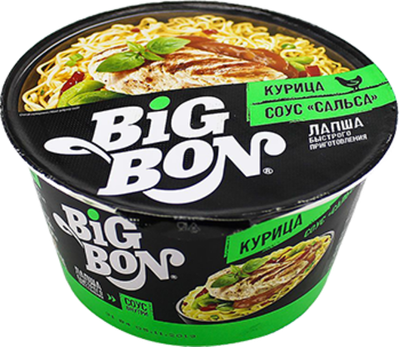 лапша Big-Bon (чашка) куриная; соус сальса 85гр (1х24)