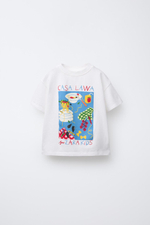 Футболка с принтом casa lawa ©x zara kids