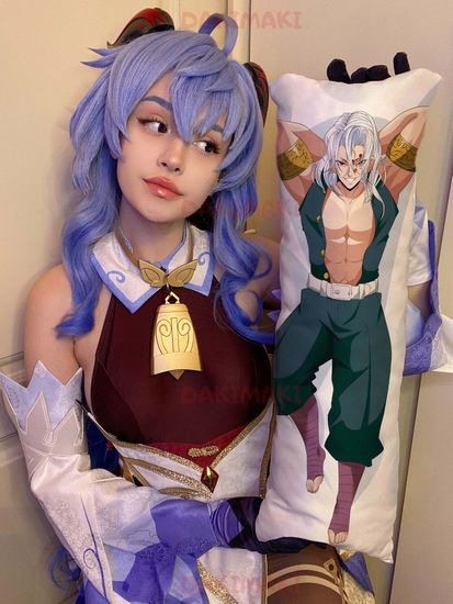 Мини дакимакура Тенген Узуй из Клинок, рассекающий демонов арт. M0758, 60х20 см