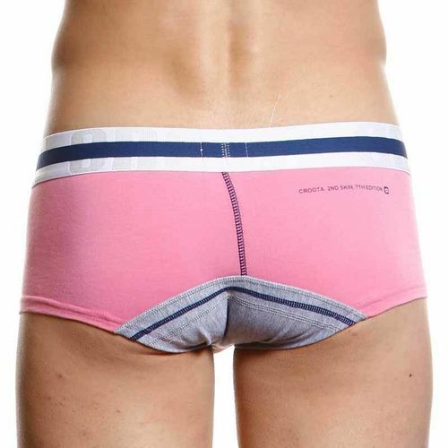 Мужские трусы хипсы розовые Croota Midpoint Hipster Pink CR00046