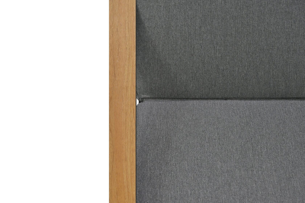 Шезлонг-лежак Besta Fiesta НИЦЦА алюминий текстилен, серый