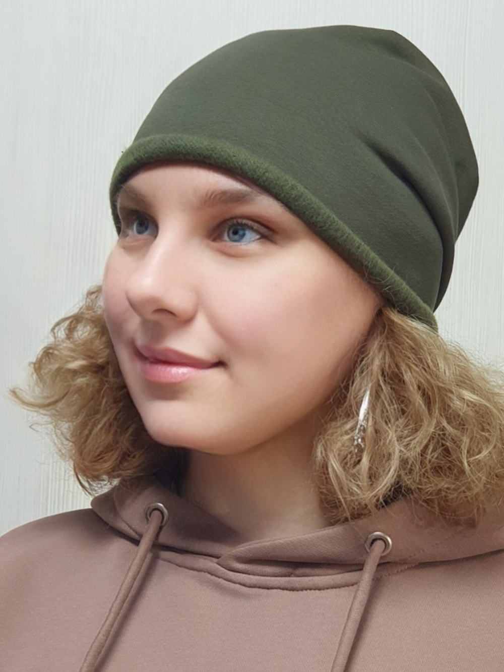 Шапка ДЖЕК хлопковая утепленная с валиком