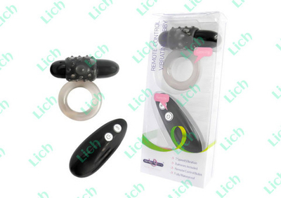 Эрекционное кольцо со стимулятором клитора и вибратором