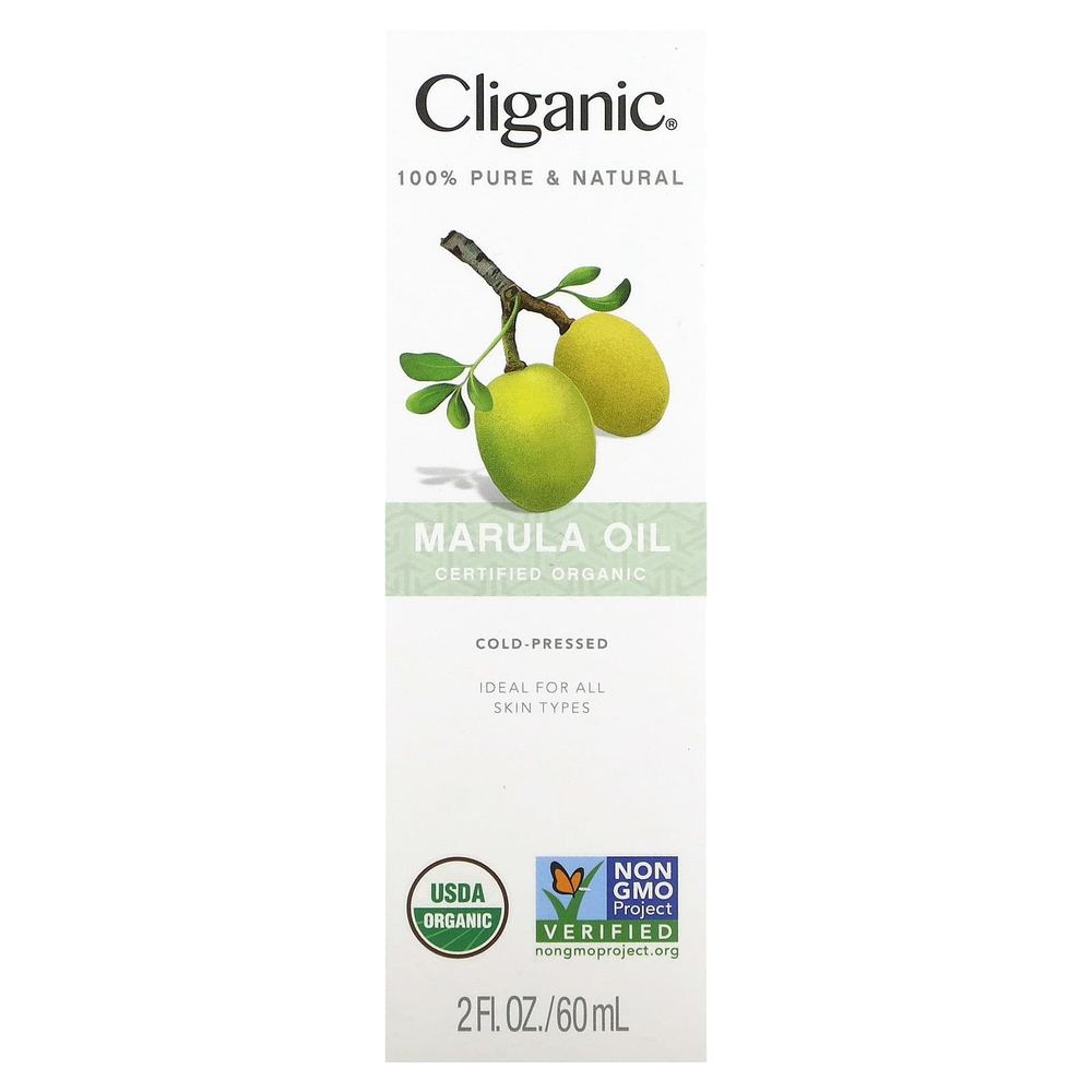 Cliganic, 100% чистое и натуральное, маруловое масло, 60 мл (2 жидк. унц.)