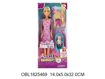 Кукла тип модель, с аксесс. коробка 616323