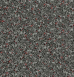 Мелкораппортный растительный дизайн с листьями, цветами и ягодами