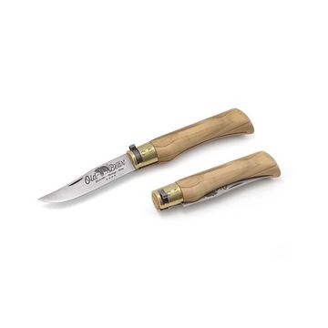 Складной нож Antonini 9306/21_LU Olive L c клинком из стали C67, рукоять дерево (Орех)