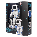 Робот на РУ (рус.озвуч, програм-ся, движется во всех напр-х, конвертор энергии), кор