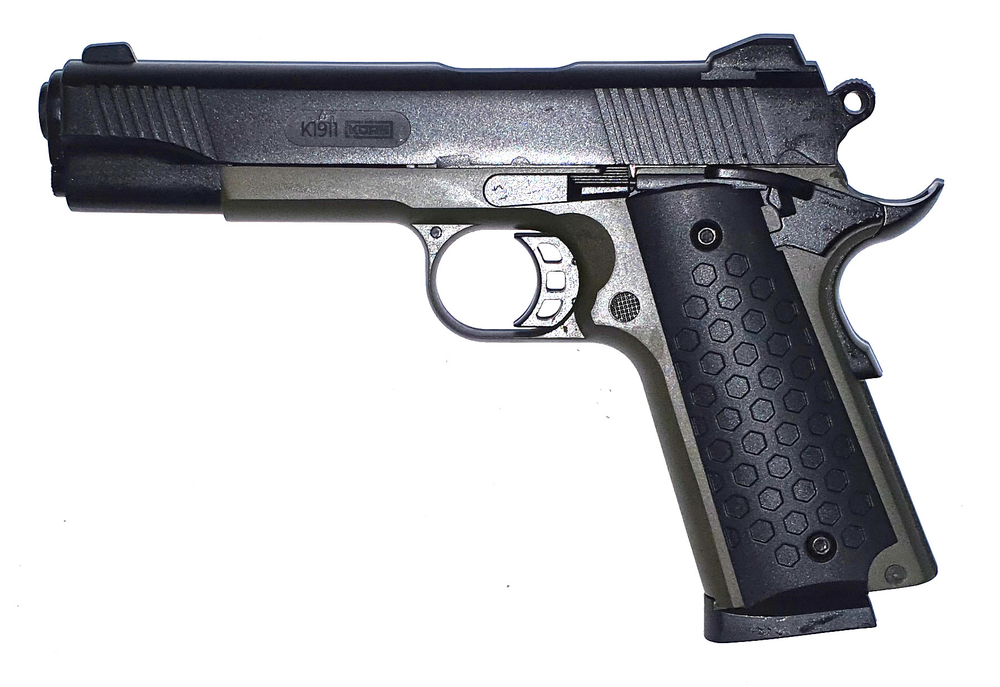 Пистолет сигнальный К 1911 KURS кал. 5,5 мм под патрон 10ТК classic хаки