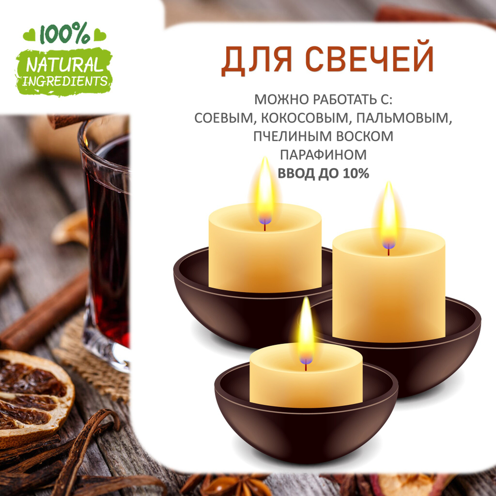 Глинтвейн, отдушка для свечей и мыла