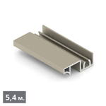 SLIMLINE Рамка верхняя узкая (5,40 м) шампань матовая (AL) (AV0588) Aristo (Акция)