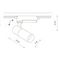 Трековый однофазный светильник Nowodvorski Profile Tinos Led White 10373