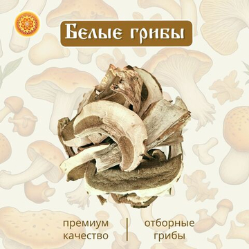 Белый гриб сушеный.