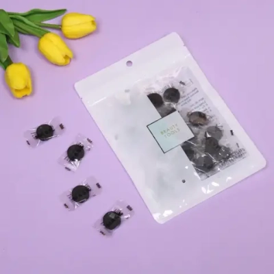 Набор косметический «Beauty», 20 масок, цвет черный, 11*16см