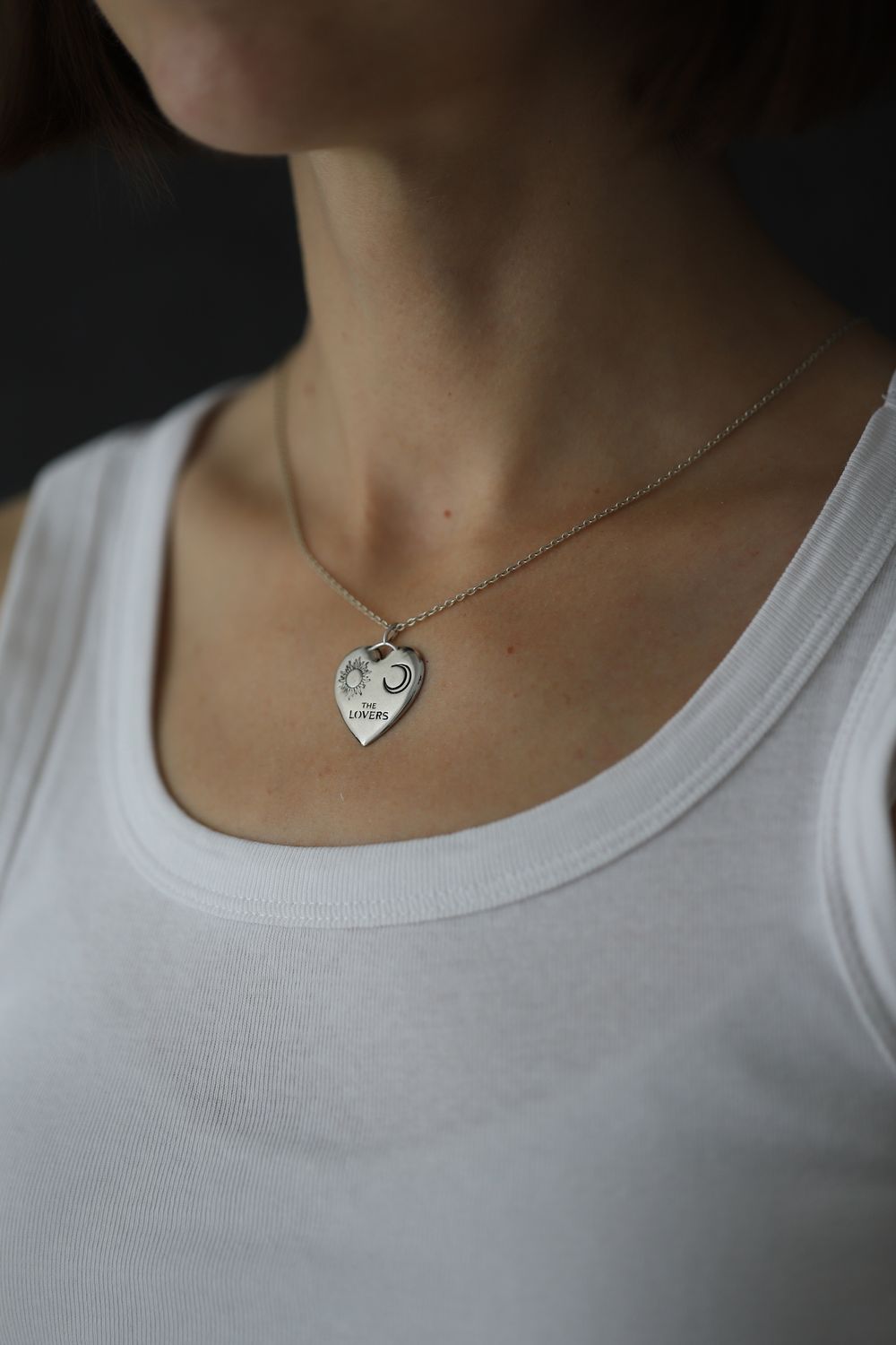 Подвеска Люби родий La Lune