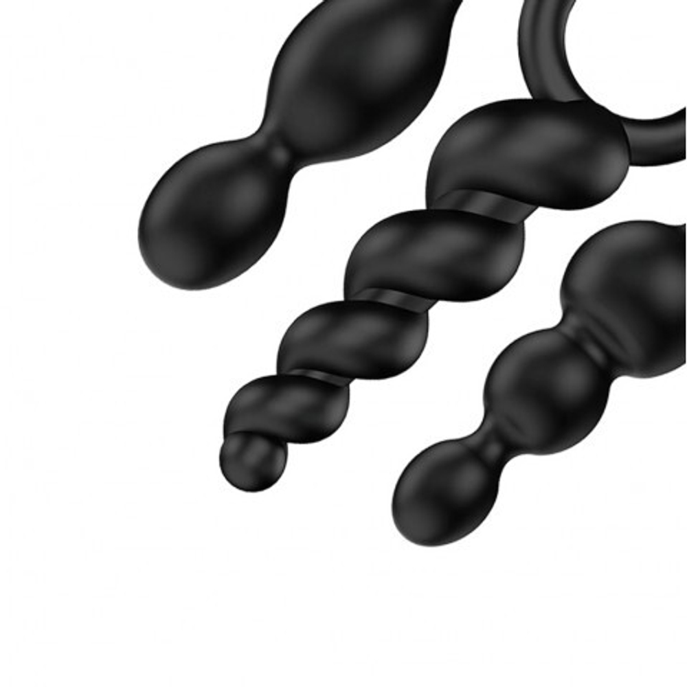 Набор анальных игрушек Satisfyer Booty Call black (набор 3 шт)