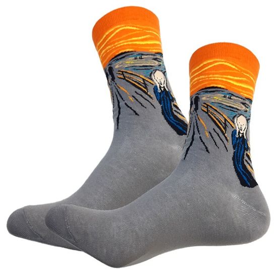 Носки "Крик" Эдвард Мунк р-р 38-45