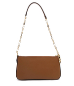 Кожаная Наплечная сумка Michael Kors - коричневый(32H3G8EW6L)