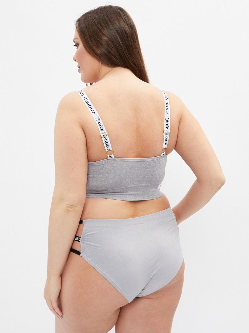 Набор из 3 высоких трусиков-слипов с перемычками по бокам (Размер: 2X) (Цвет: разноцветный)