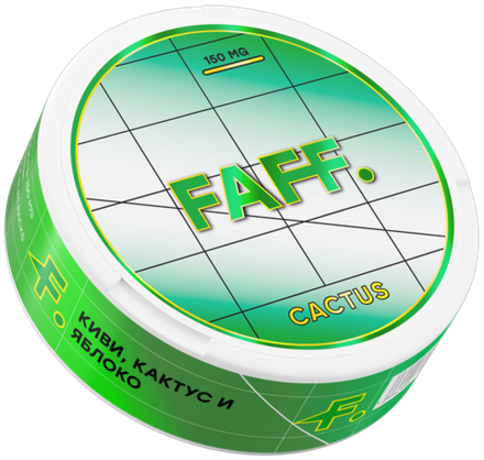 FAFF CACTUS (150 МГ) - КИВИ, КАКТУC, ЯБЛОКО