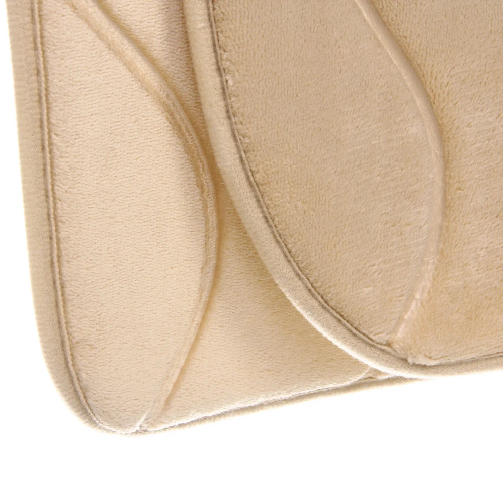 Набор для ванной и туалета 3 пр. «Волна» ( 2 коврика 50*80+50*40, 1 чехол на крышку унитаза) бежевый