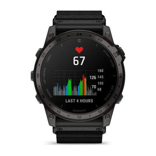 Умные часы Garmin TACTIX 7 AMOLED edition, черный нейлоновый ремешок