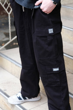 Брюки KUL'TURA Cargo 4 pocket Черный