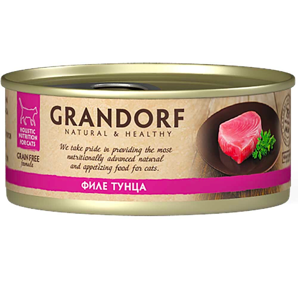 Grandorf Tuna 70 г - консервы для кошек (тунец)