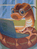 Календарь из гобелена на 2025 год Программист 32х83