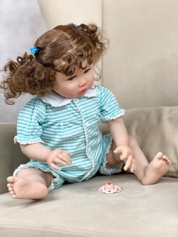 Кукла Реборн мягконабивная 60см (FA-384)