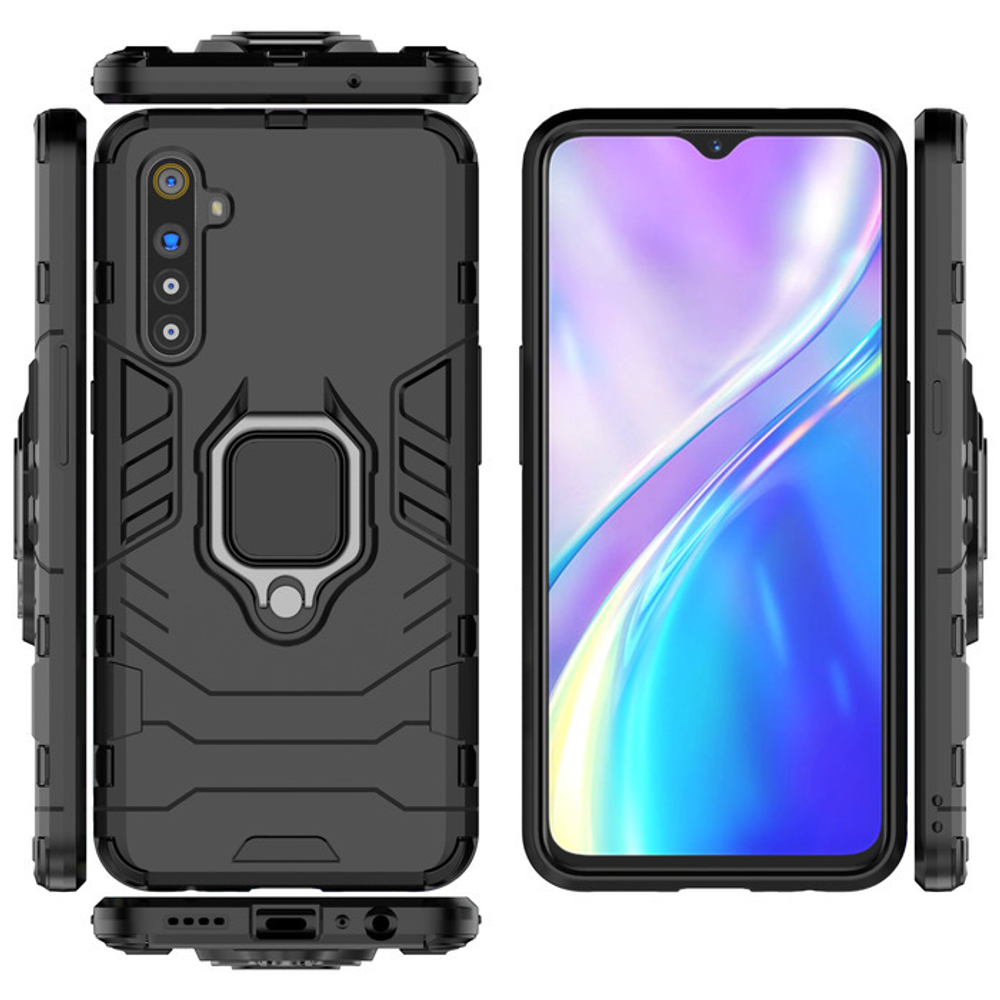 Противоударный чехол с кольцом Panther Case для Realme XT