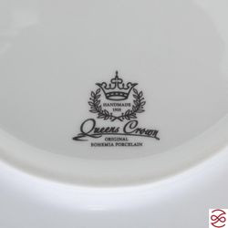 Блюдо овальное Queen's Crown Aristokrat Охота красная 36 см