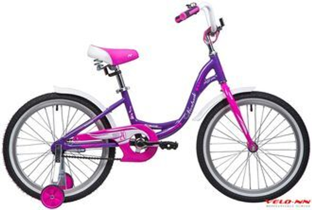 Велосипед NOVATRACK 20" ANGEL фиолетовый