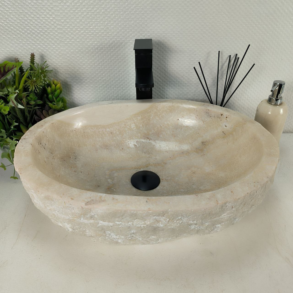 Раковина из оникса Erozy White EO-64558 51*40*15 0213