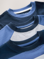 Пижама для мальчика Next E66-494, 3 шт., Серый, Синий