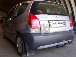 Фаркоп оцинкованный Galia C036A для CITROEN C2 2003-(паспорт и сертификат в комплекте)(без электрики)