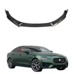 Карбоновая губа переднего бампера для Jaguar XE 2015-2018 Ягуар