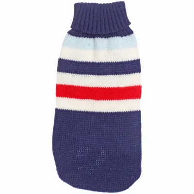 Кофта - свитер для мелких пород собак и кошек «BRO Style», полосочки, цвет синий, р S