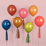 Гирлянда-тассел в темно-зеленом цвете, 35х12 см, 12 листов